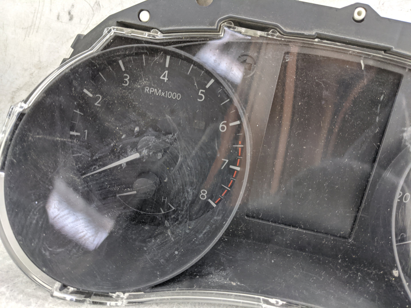 2018 Nissan Rogue Instrument Cluster Speedometer Gauges Miles:89K Fits OEM Used Auto Parts - Oemusedautoparts1.com