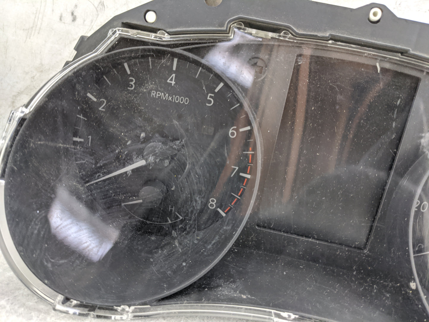 2018 Nissan Rogue Instrument Cluster Speedometer Gauges Miles:89K Fits OEM Used Auto Parts - Oemusedautoparts1.com