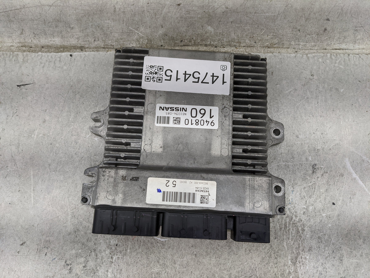 2018 Nissan Rogue PCM Engine Control Computer ECU ECM PCU OEM P/N:NEC034-085 BEC404-300 Fits OEM Used Auto Parts - Oemusedau