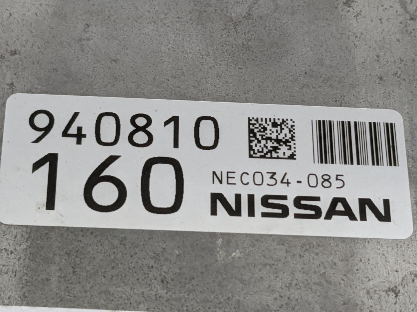 2018 Nissan Rogue PCM Engine Control Computer ECU ECM PCU OEM P/N:NEC034-085 BEC404-300 Fits OEM Used Auto Parts - Oemusedau