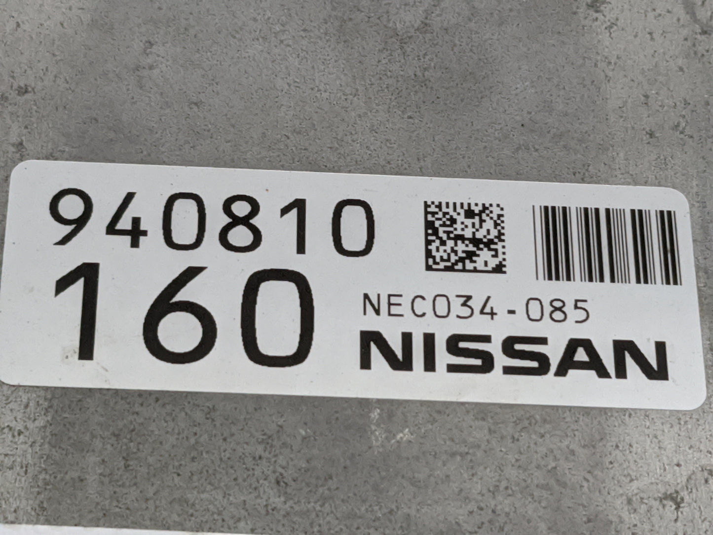 2018 Nissan Rogue PCM Engine Control Computer ECU ECM PCU OEM P/N:NEC034-085 BEC404-300 Fits OEM Used Auto Parts - Oemusedau