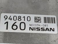 2018 Nissan Rogue PCM Engine Control Computer ECU ECM PCU OEM P/N:NEC034-085 BEC404-300 Fits OEM Used Auto Parts - Oemusedau