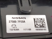 2017-2020 Nissan Rogue Climate Control Module Temperature AC/Heater Replacement P/N:27500 7FE0A T32163BA Fits OEM Used Auto 