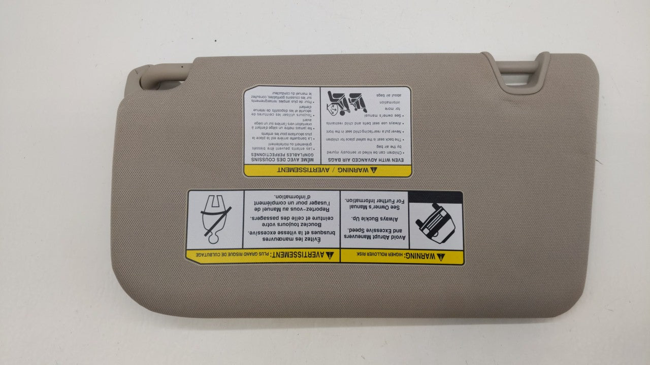 2018-2020 Nissan Rogue Sun Visor Shade Replacement Passenger Right Mirror Fits Fits 2018 2019 2020 OEM Used Auto Parts - Oem