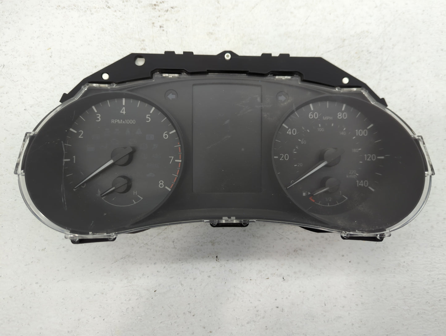 2018 Nissan Rogue Instrument Cluster Speedometer Gauges P/N:7FW1A/SW12 Fits OEM Used Auto Parts - Oemusedautoparts1.com