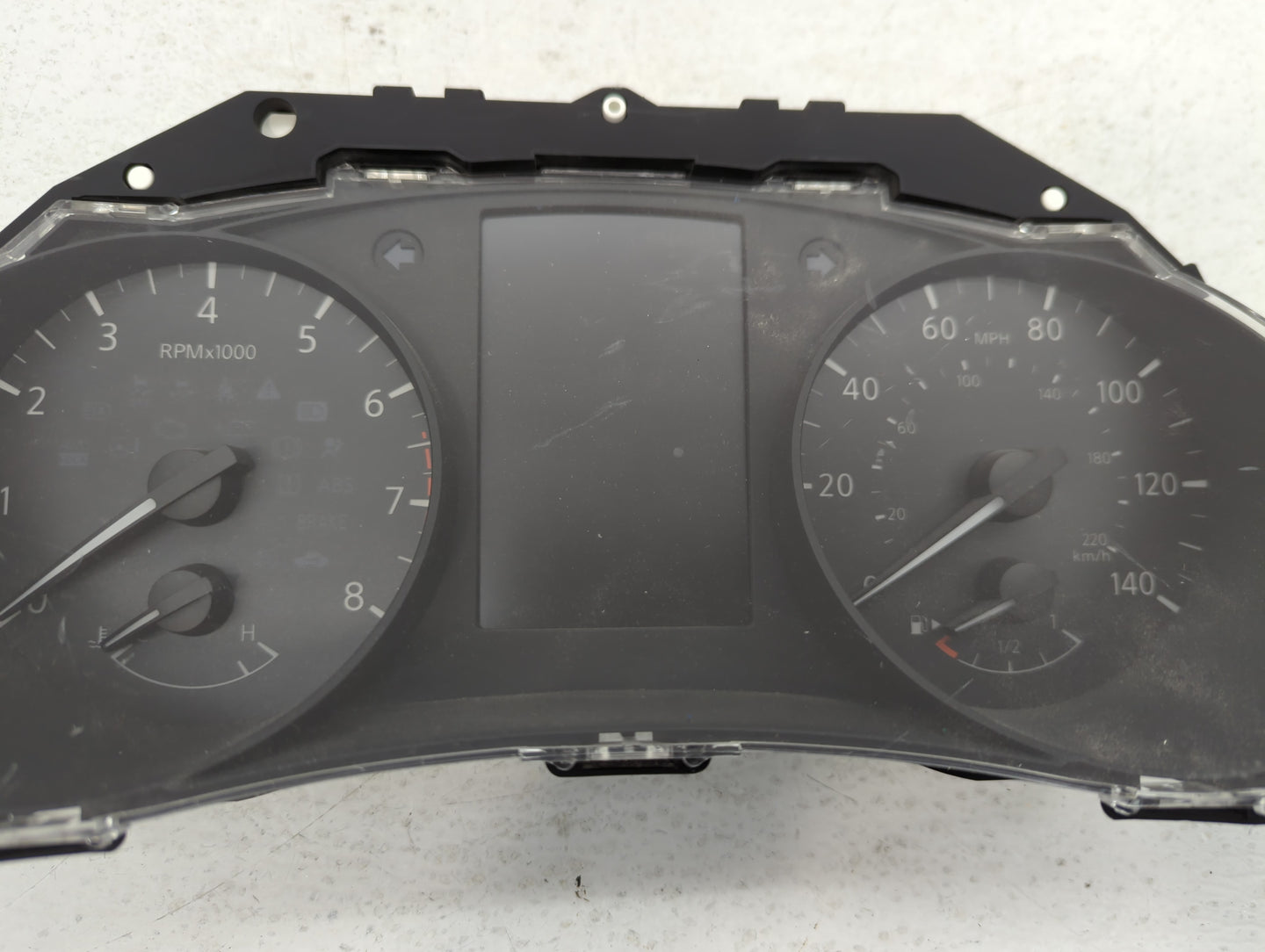 2018 Nissan Rogue Instrument Cluster Speedometer Gauges P/N:7FW1A/SW12 Fits OEM Used Auto Parts - Oemusedautoparts1.com