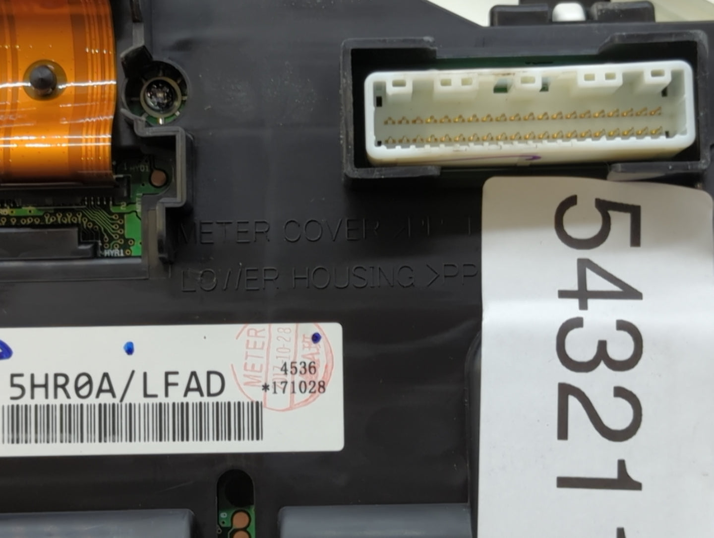 2017 Nissan Rogue Instrument Cluster Speedometer Gauges P/N:5HR0A/LFAD Fits OEM Used Auto Parts - Oemusedautoparts1.com