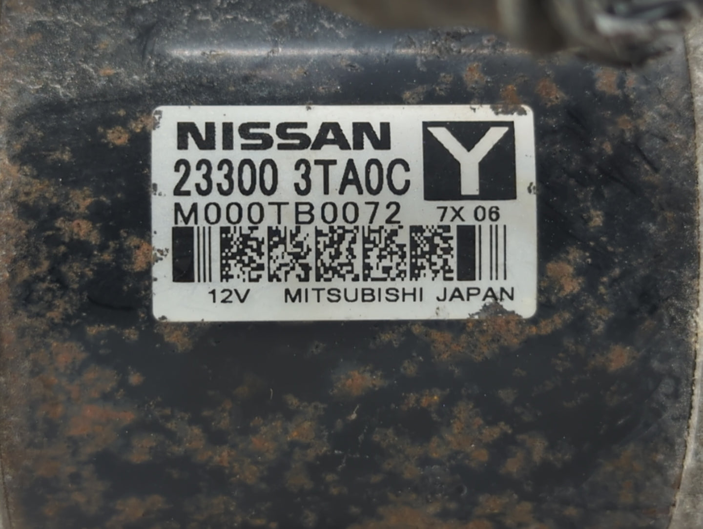 2015-2020 Nissan Rogue Car Starter Motor Solenoid OEM P/N:M000TB0072ZC 23300 3TA0C Fits Fits 2015 2016 2017 2018 2019 2020 O