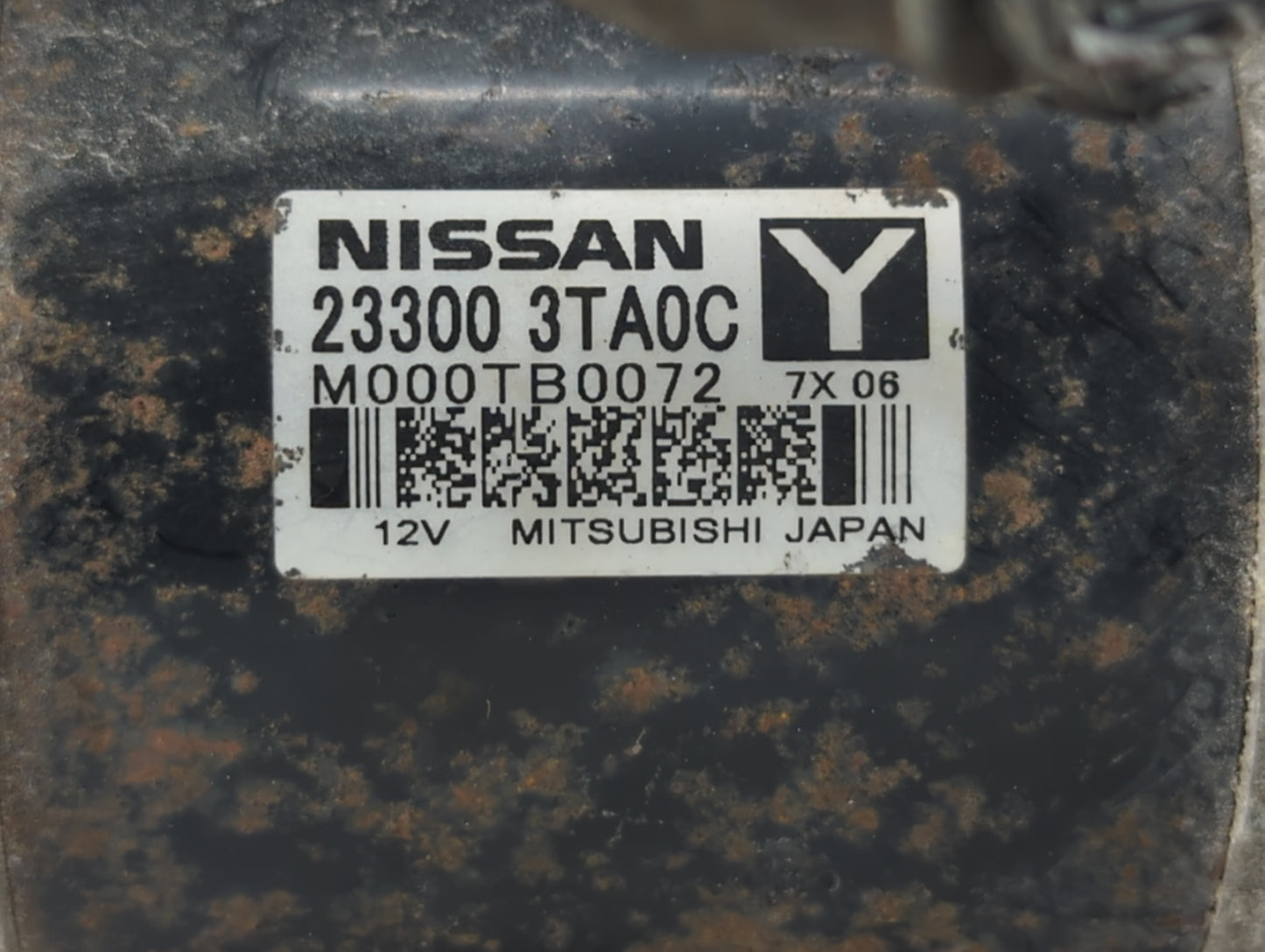 2015-2020 Nissan Rogue Car Starter Motor Solenoid OEM P/N:M000TB0072ZC 23300 3TA0C Fits Fits 2015 2016 2017 2018 2019 2020 O