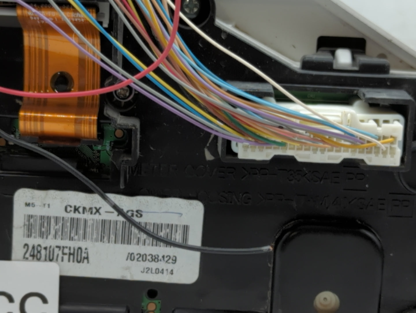 2018 Nissan Rogue Instrument Cluster Speedometer Gauges P/N:248107FH0A Fits OEM Used Auto Parts - Oemusedautoparts1.com