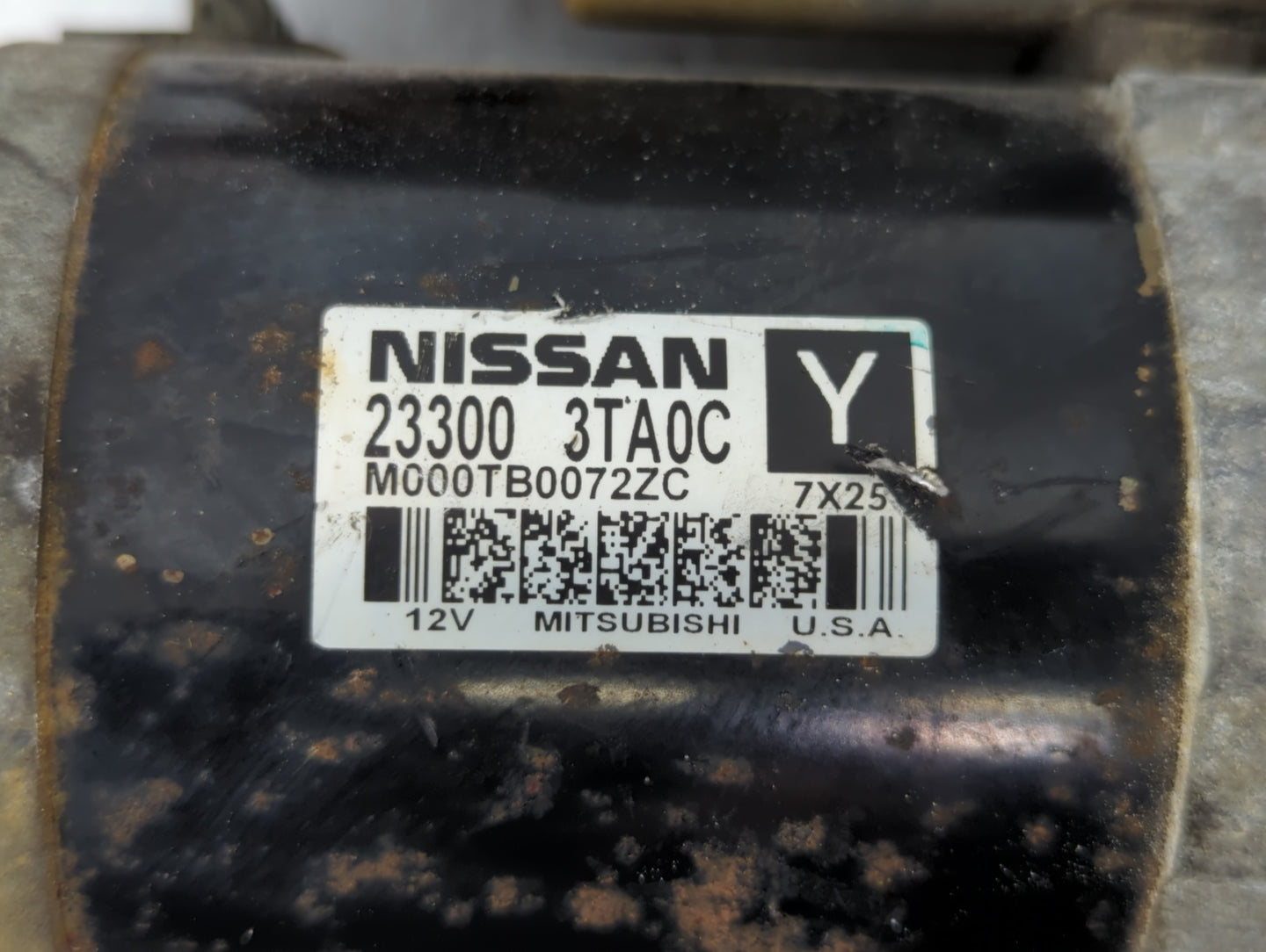 2015-2020 Nissan Rogue Car Starter Motor Solenoid OEM P/N:M000TB0072 23300 3TA0C Fits Fits 2015 2016 2017 2018 2019 2020 OEM