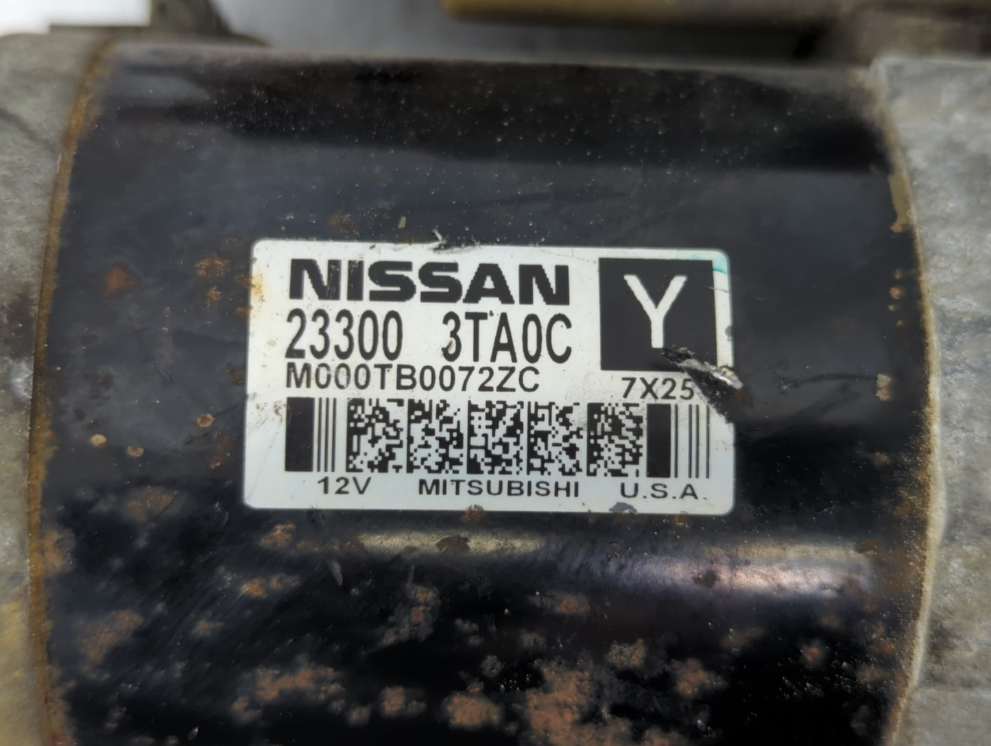 2015-2020 Nissan Rogue Car Starter Motor Solenoid OEM P/N:M000TB0072 23300 3TA0C Fits Fits 2015 2016 2017 2018 2019 2020 OEM