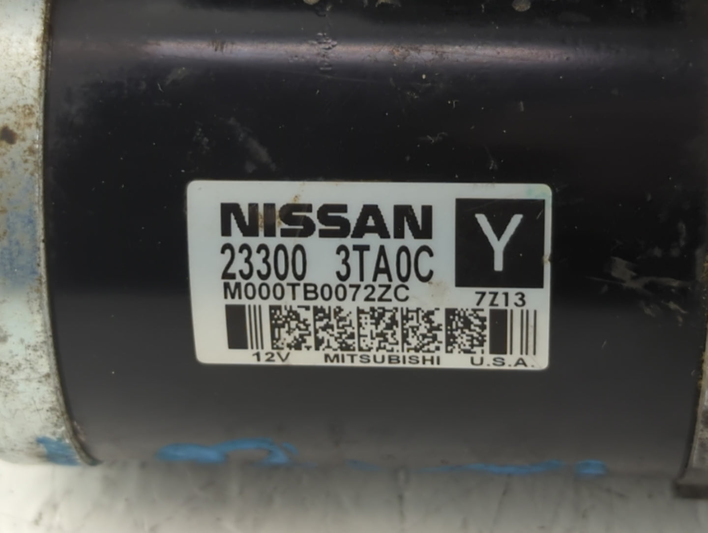 2015-2020 Nissan Rogue Car Starter Motor Solenoid OEM P/N:23300 3TA0C Fits Fits 2015 2016 2017 2018 2019 2020 OEM Used Auto 