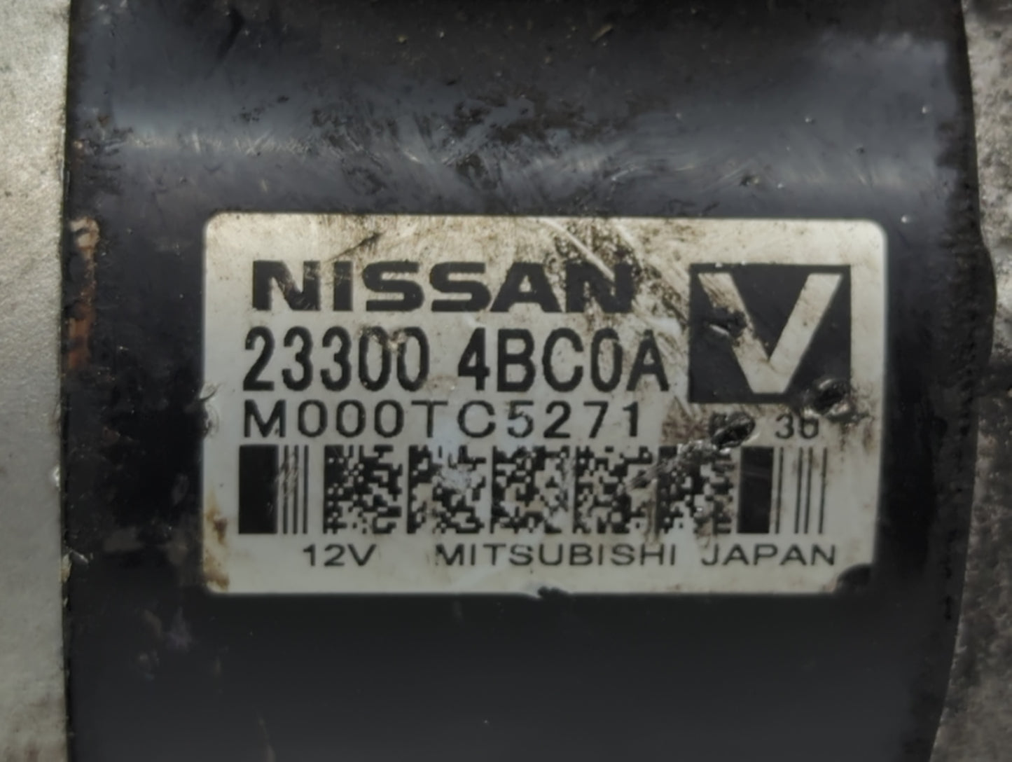 2017-2019 Nissan Rogue Car Starter Motor Solenoid OEM P/N:M000TC5271 23300 4BC0A Fits Fits 2017 2018 2019 OEM Used Auto Part