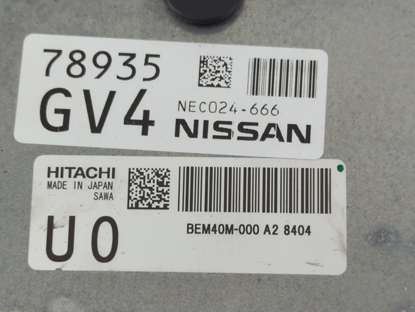 2018-2020 Nissan Rogue PCM Engine Control Computer ECU ECM PCU OEM P/N:NEC043-618 Fits Fits 2018 2019 2020 OEM Used Auto Par