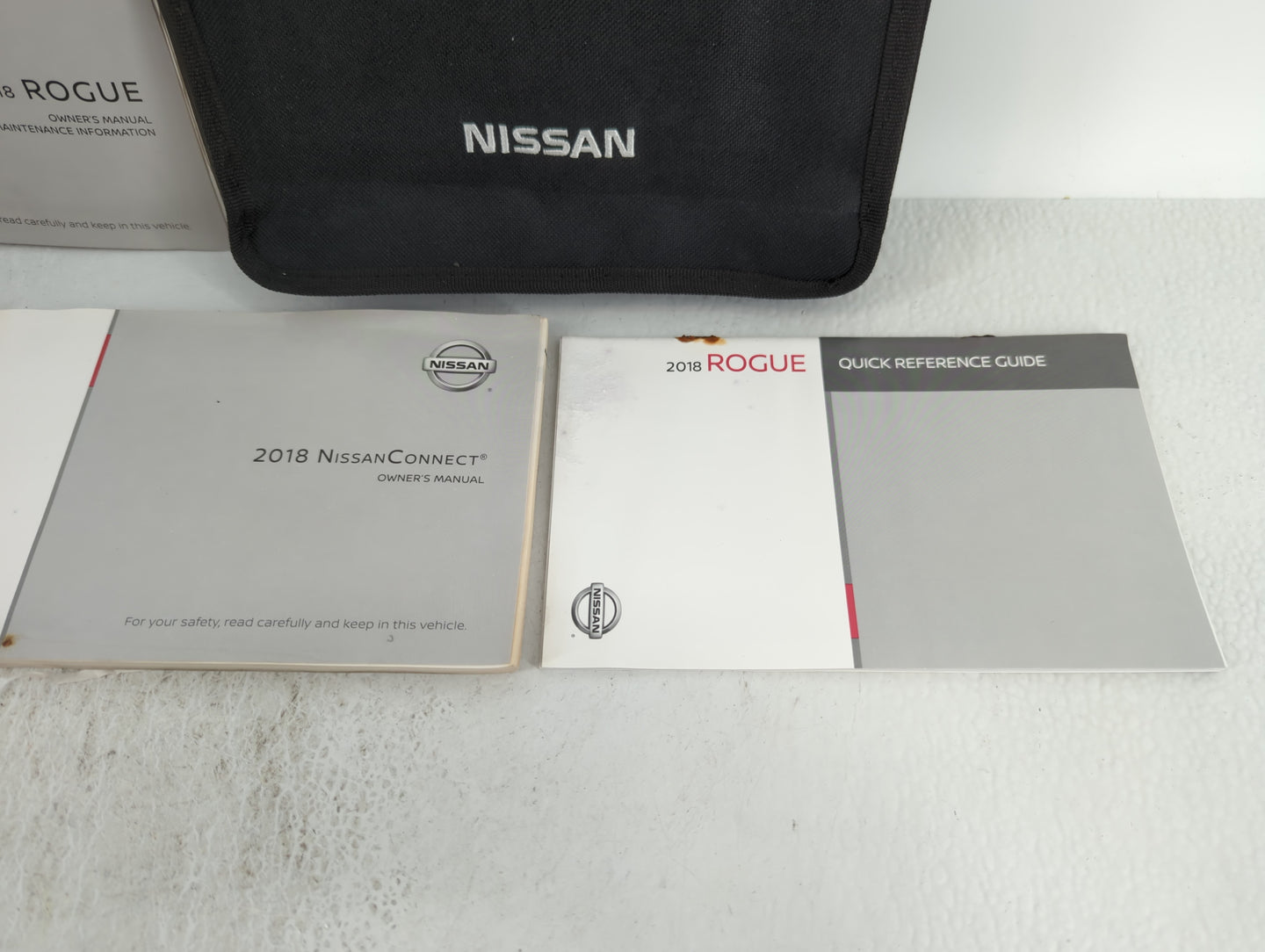 2018 Nissan Rogue Owners Manual Book Guide OEM Used Auto Parts - Oemusedautoparts1.com