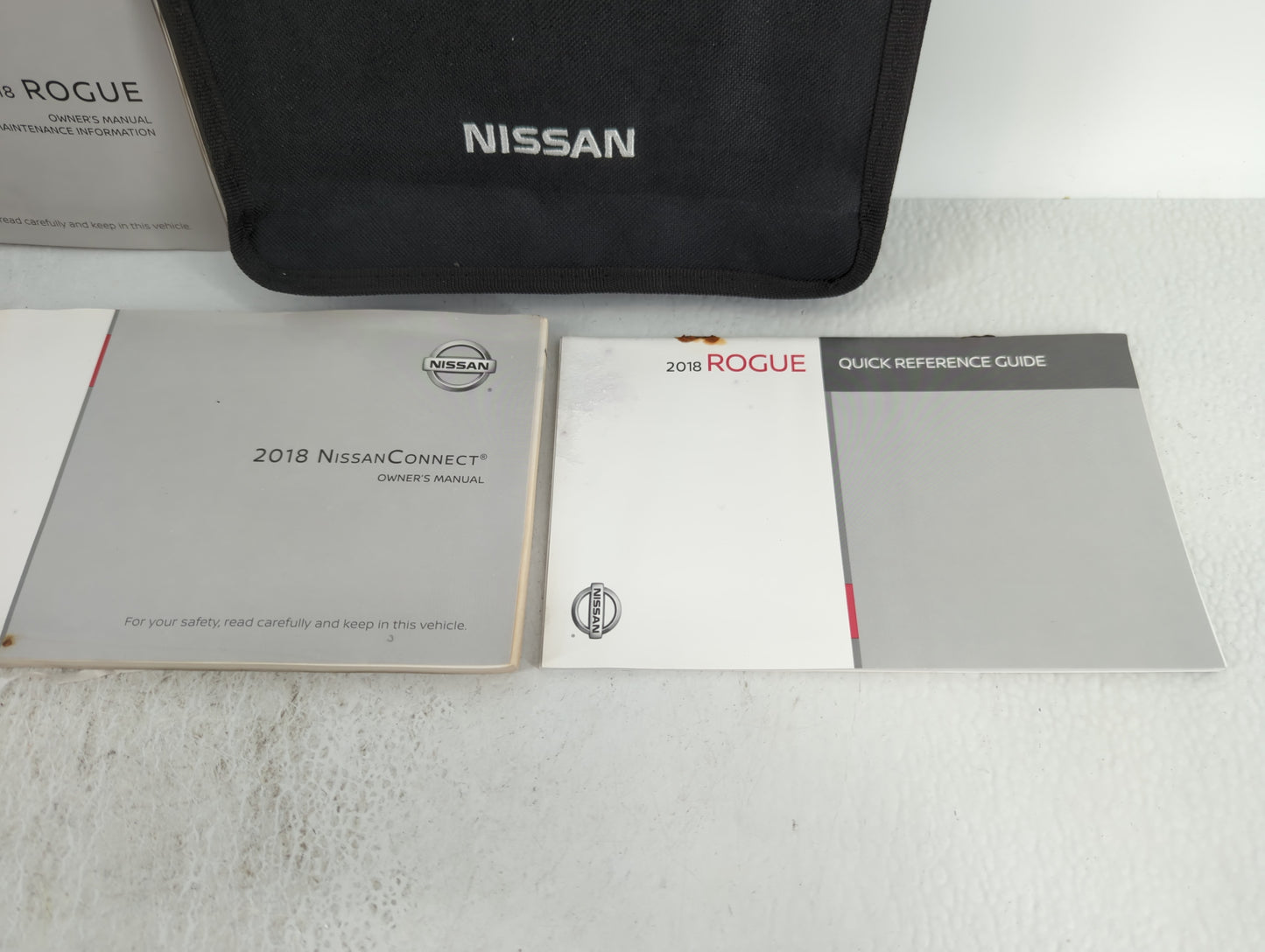 2018 Nissan Rogue Owners Manual Book Guide OEM Used Auto Parts - Oemusedautoparts1.com