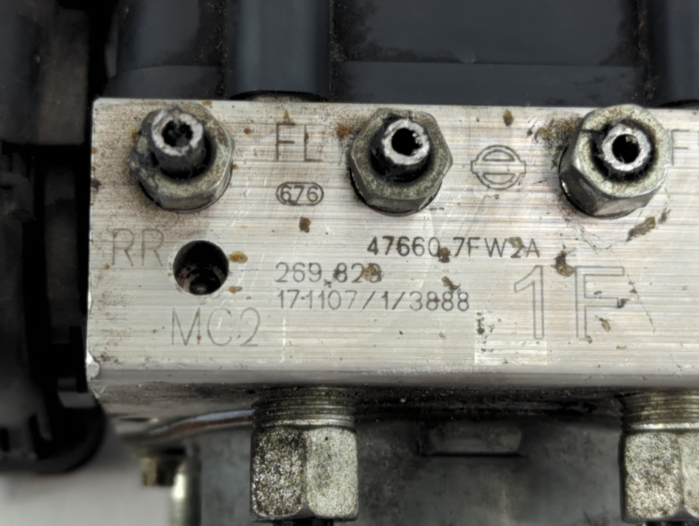 2018 Nissan Rogue ABS Pump Control Module Replacement P/N:47660 7FW2A Fits OEM Used Auto Parts - Oemusedautoparts1.com