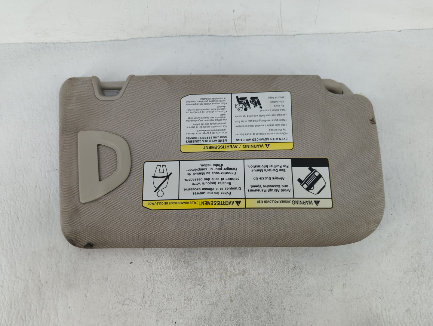 2018-2020 Nissan Rogue Sun Visor Shade Replacement Driver Left Mirror Fits Fits 2018 2019 2020 OEM Used Auto Parts - Oemused