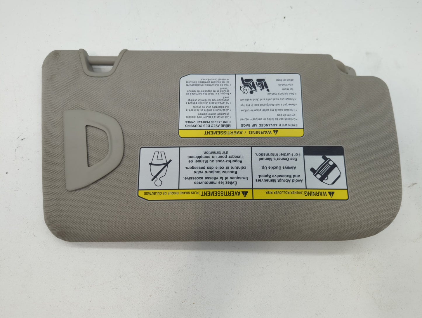 2018-2020 Nissan Rogue Sun Visor Shade Replacement Driver Left Mirror Fits Fits 2018 2019 2020 OEM Used Auto Parts - Oemused