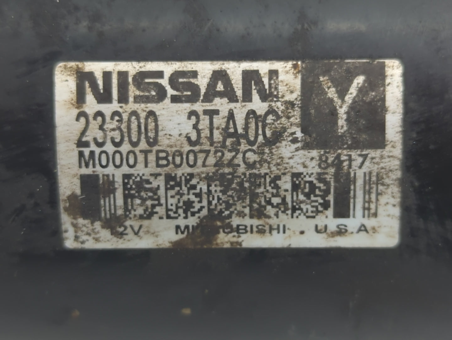 2015-2020 Nissan Rogue Car Starter Motor Solenoid OEM P/N:23300 3TA0C Fits Fits 2015 2016 2017 2018 2019 2020 OEM Used Auto 