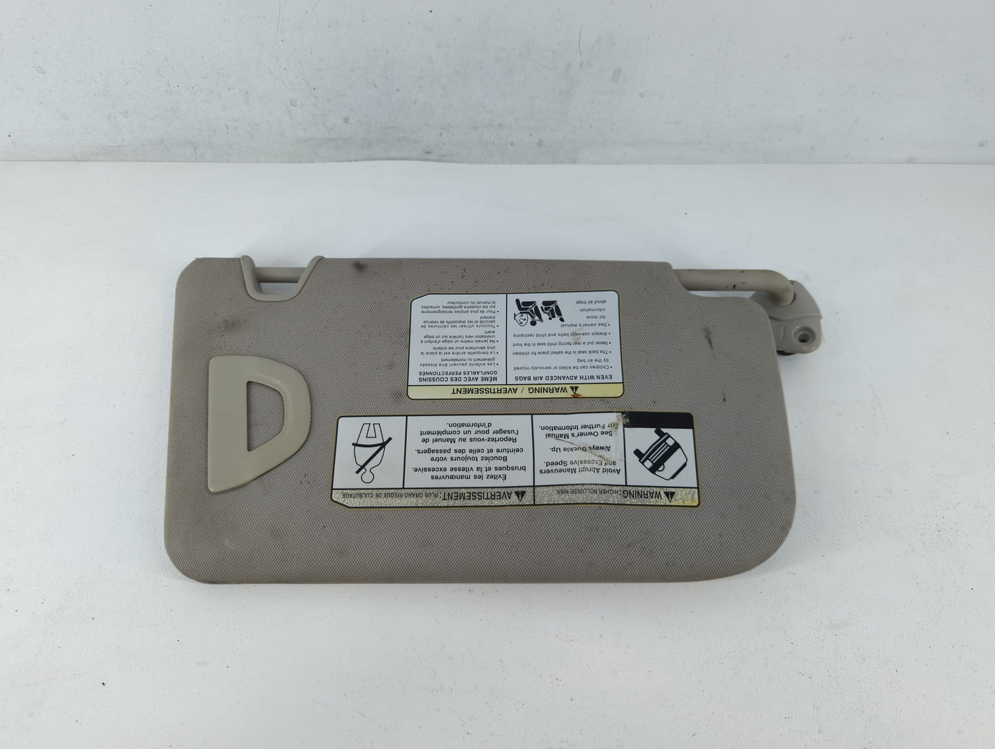 2018-2020 Nissan Rogue Sun Visor Shade Replacement Driver Left Mirror Fits Fits 2018 2019 2020 OEM Used Auto Parts - Oemused
