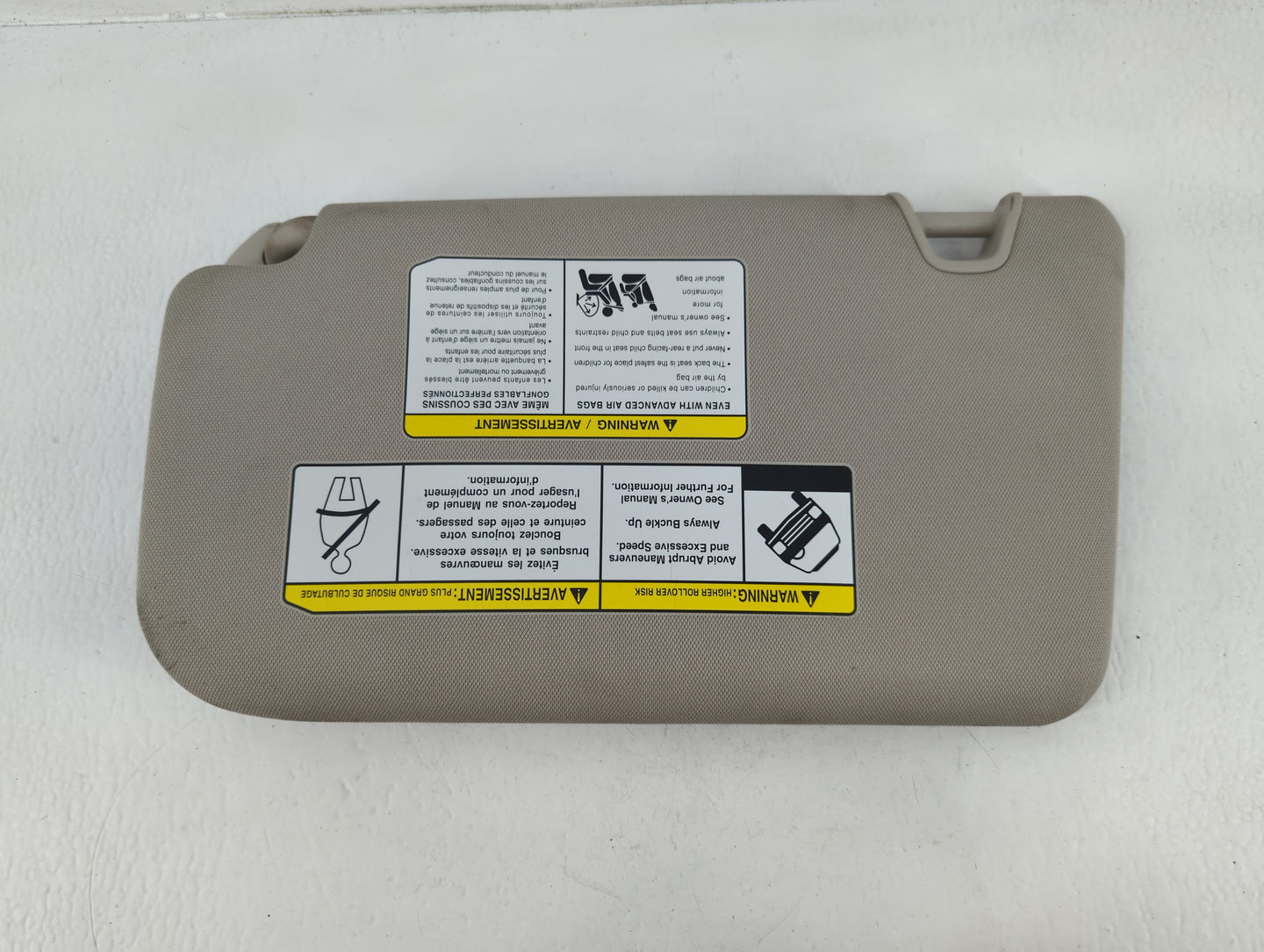 2018-2020 Nissan Rogue Sun Visor Shade Replacement Driver Left Mirror Fits Fits 2018 2019 2020 OEM Used Auto Parts - Oemused