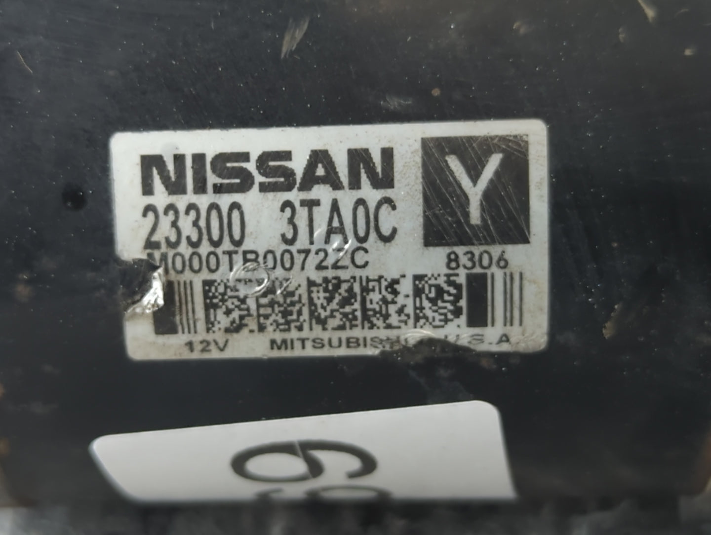 2015-2020 Nissan Rogue Car Starter Motor Solenoid OEM P/N:M000TB0072ZC 23300 3TA0C Fits Fits 2015 2016 2017 2018 2019 2020 O