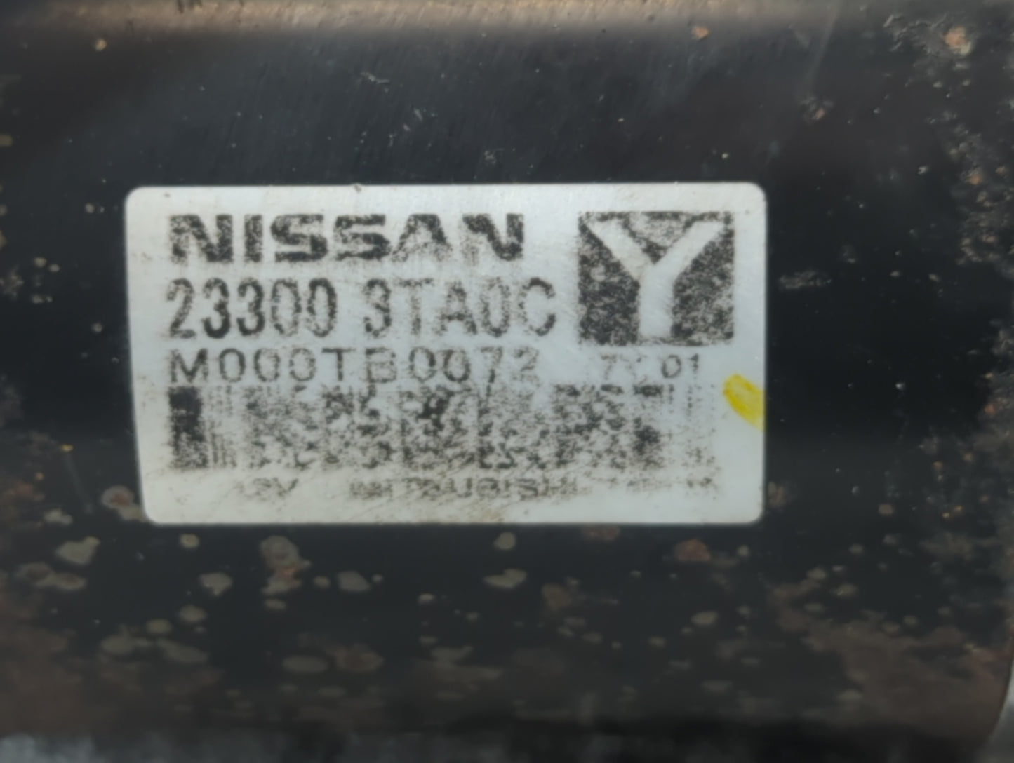 2015-2020 Nissan Rogue Car Starter Motor Solenoid OEM P/N:M000TB0072 23300 3TA0C Fits Fits 2015 2016 2017 2018 2019 2020 OEM