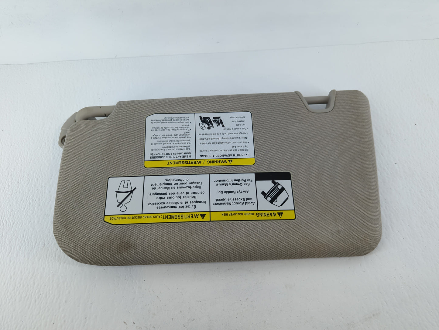 2018-2020 Nissan Rogue Sun Visor Shade Replacement Passenger Right Mirror Fits Fits 2018 2019 2020 OEM Used Auto Parts - Oem