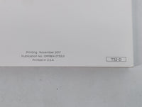2018 Nissan Rogue Owners Manual Book Guide P/N:OM18EA 0T32U1 OEM Used Auto Parts - Oemusedautoparts1.com