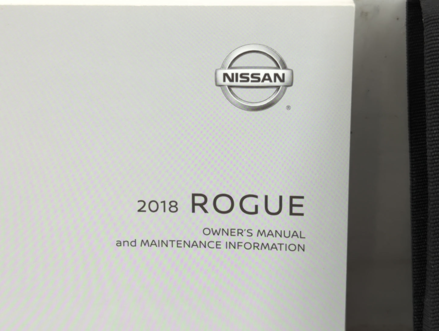 2018 Nissan Rogue Owners Manual Book Guide P/N:OM18EA 0T32U0 OEM Used Auto Parts - Oemusedautoparts1.com