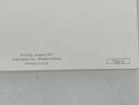 2018 Nissan Rogue Owners Manual Book Guide P/N:OM18EA 0T32U0 OEM Used Auto Parts - Oemusedautoparts1.com