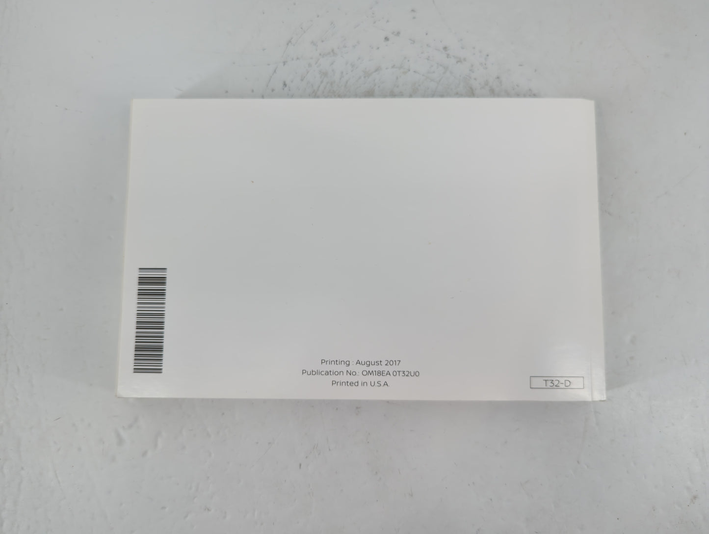 2018 Nissan Rogue Owners Manual Book Guide P/N:OM18EA 0T32U0 OEM Used Auto Parts - Oemusedautoparts1.com