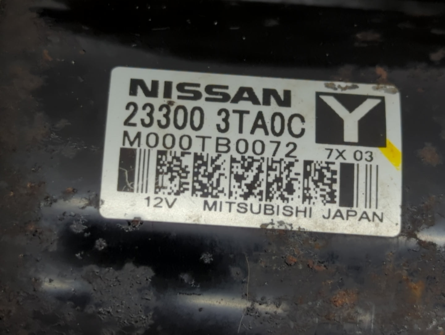 2015-2020 Nissan Rogue Car Starter Motor Solenoid OEM P/N:233003TA0C Fits Fits 2015 2016 2017 2018 2019 2020 OEM Used Auto P