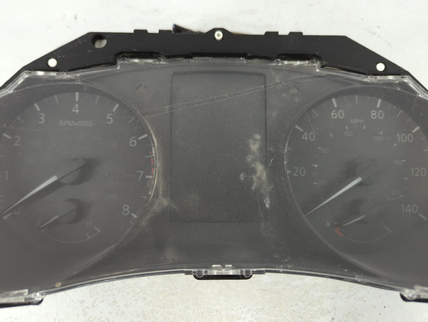 2018 Nissan Rogue Instrument Cluster Speedometer Gauges P/N:5HR0A/XQ32 180223, 0223 Fits OEM Used Auto Parts - Oemusedautopa