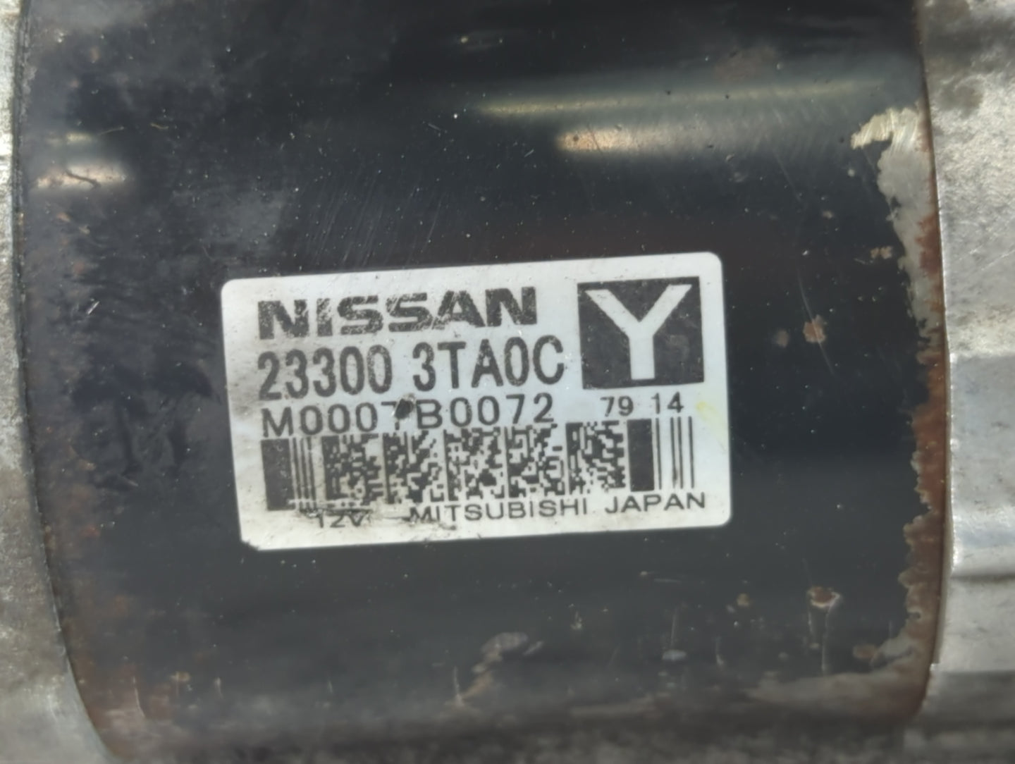 2015-2020 Nissan Rogue Car Starter Motor Solenoid OEM P/N:M000TB0072 23300 3TA0C Fits Fits 2015 2016 2017 2018 2019 2020 OEM
