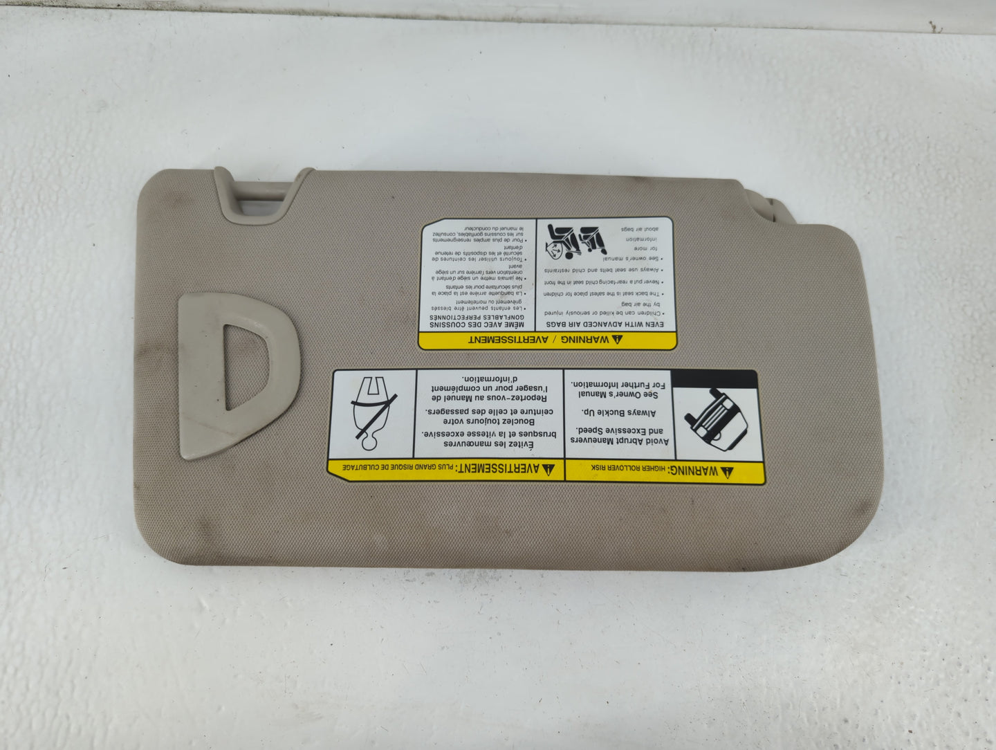 2018-2020 Nissan Rogue Sun Visor Shade Replacement Driver Left Mirror Fits Fits 2018 2019 2020 OEM Used Auto Parts - Oemused