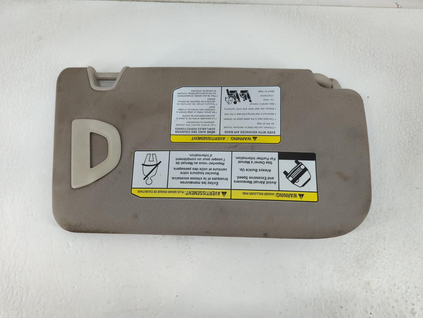 2018-2020 Nissan Rogue Sun Visor Shade Replacement Driver Left Mirror Fits Fits 2018 2019 2020 OEM Used Auto Parts - Oemused