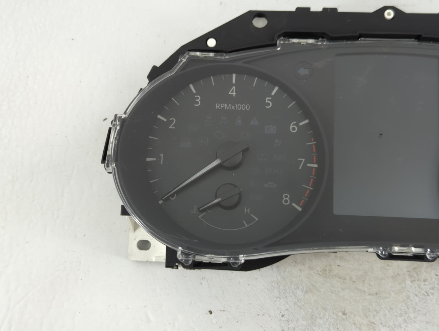 2018 Nissan Rogue Instrument Cluster Speedometer Gauges P/N:7FW1A/SW12 Fits OEM Used Auto Parts - Oemusedautoparts1.com