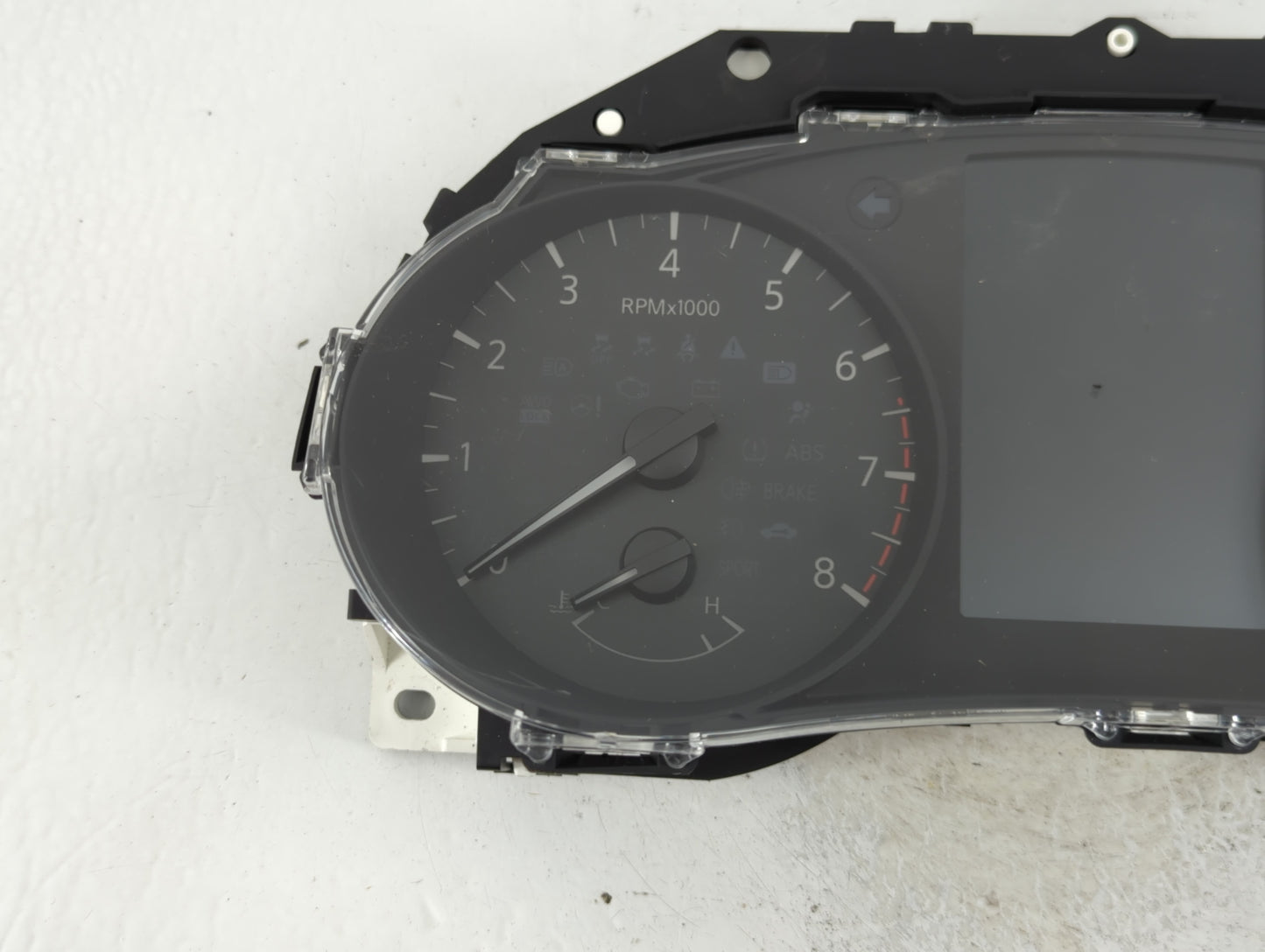 2018 Nissan Rogue Instrument Cluster Speedometer Gauges P/N:7FW1A/SW12 Fits OEM Used Auto Parts - Oemusedautoparts1.com