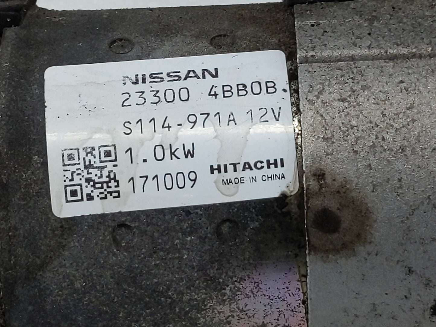 2017-2020 Nissan Rogue Sport Car Starter Motor Solenoid OEM P/N:23300 4BB0B Fits Fits 2017 2018 2019 2020 2021 OEM Used Auto