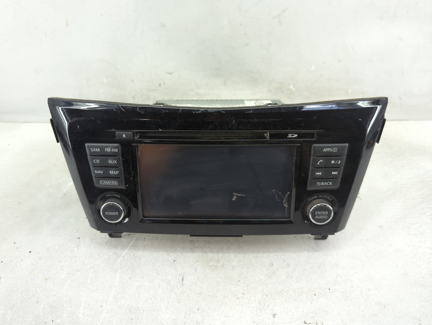2018 Nissan Rogue Sport Radio AM FM Cd Player Receiver Replacement P/N:259156MA3A 7 515 750 101 Fits OEM Used Auto Parts - O