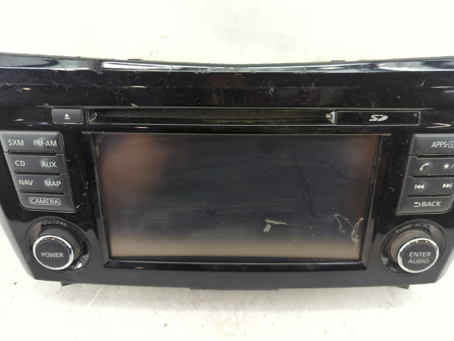 2018 Nissan Rogue Sport Radio AM FM Cd Player Receiver Replacement P/N:259156MA3A 7 515 750 101 Fits OEM Used Auto Parts - O