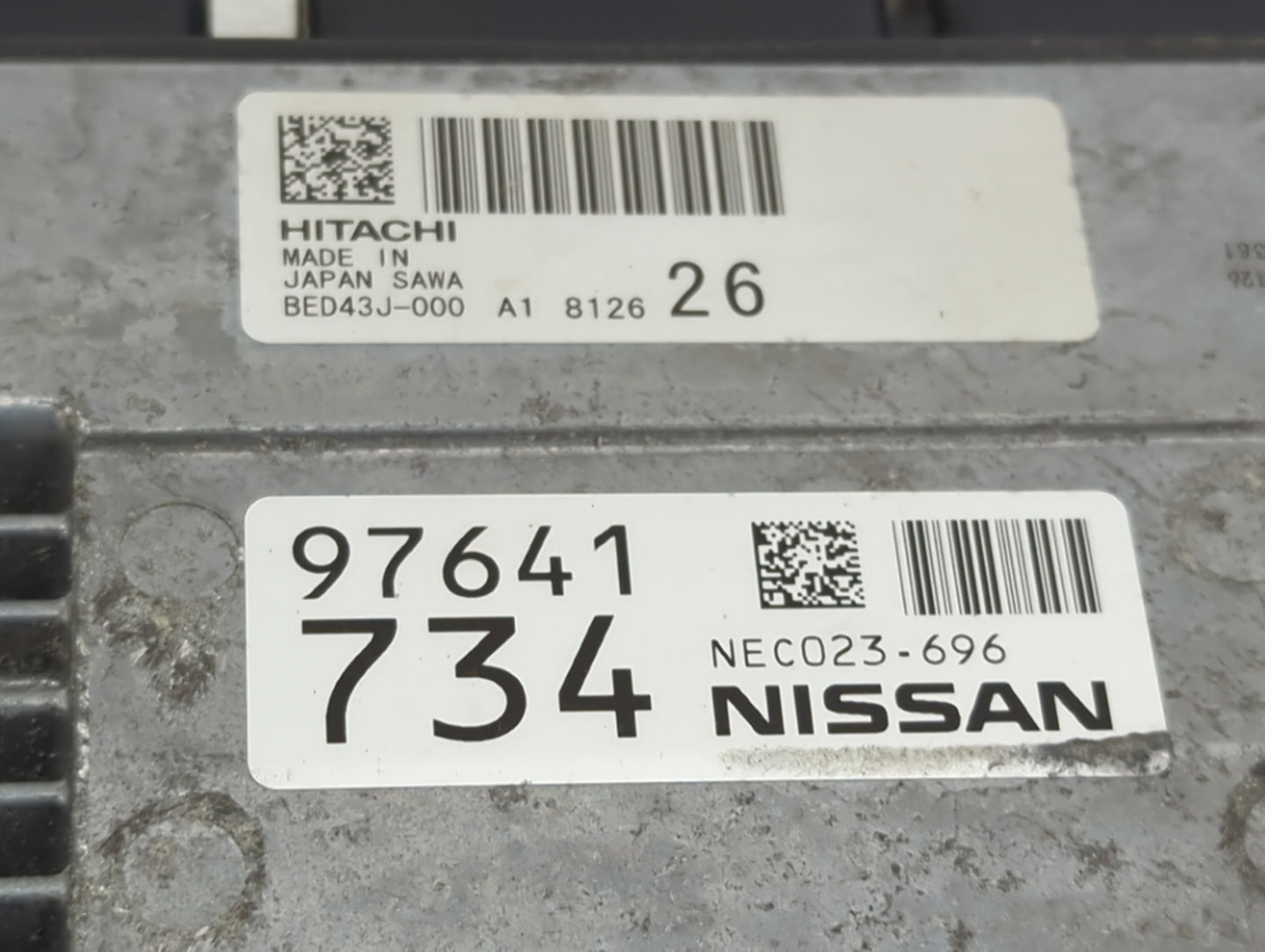 2018-2022 Nissan Rogue Sport PCM Engine Control Computer ECU ECM PCU OEM P/N:NEC023-696 BED43J-000 Fits OEM Used Auto Parts 