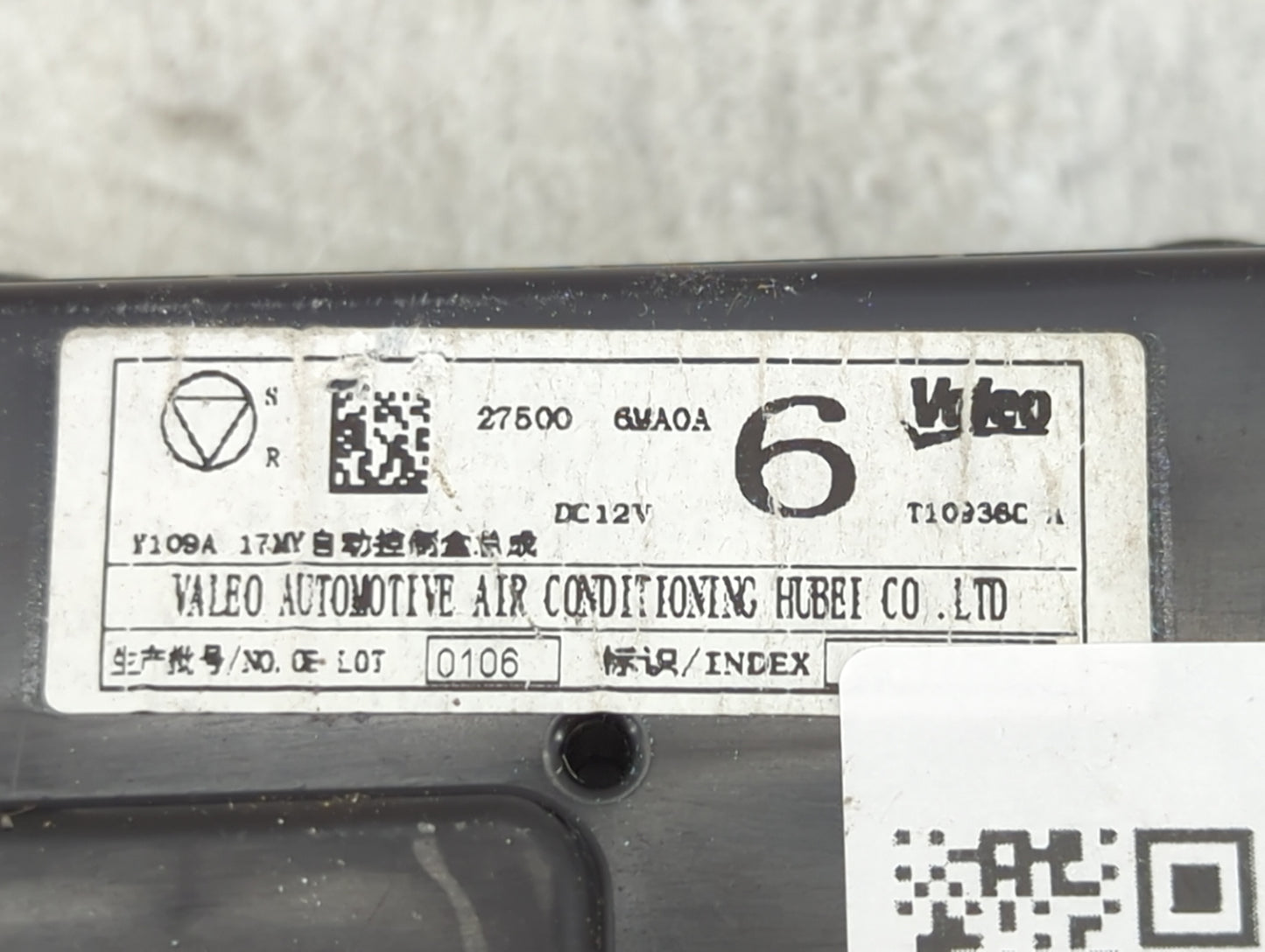 2017-2022 Nissan Rogue Sport Climate Control Module Temperature AC/Heater Replacement P/N:27500 6MA0A Fits OEM Used Auto Par