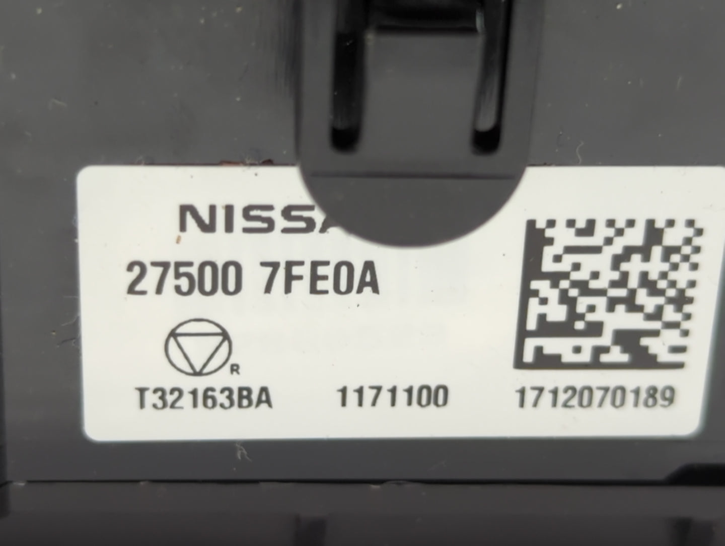 2017-2022 Nissan Rogue Sport Climate Control Module Temperature AC/Heater Replacement P/N:27500 7FE0A Fits OEM Used Auto Par