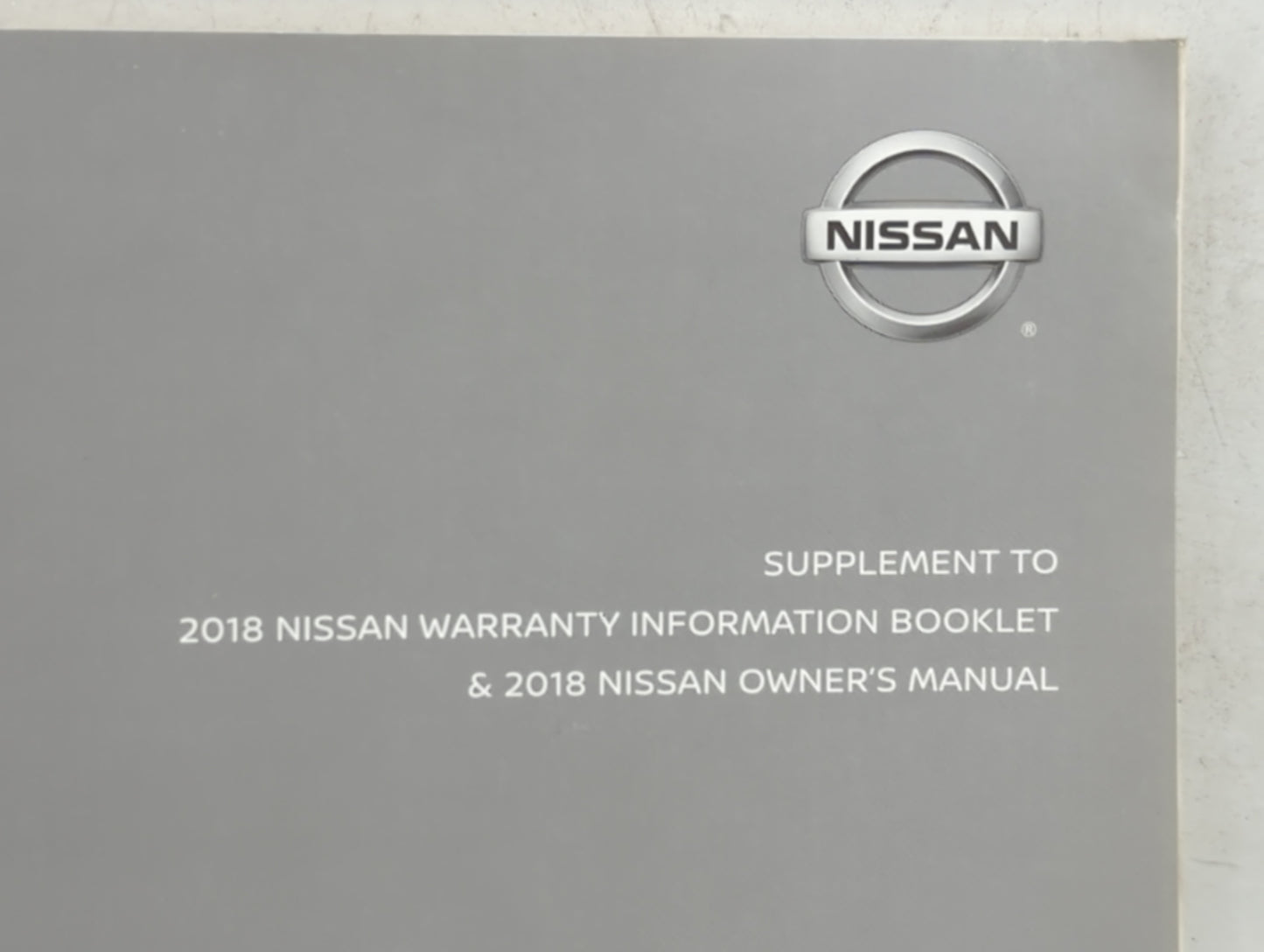 2018 Nissan Rogue Sport Owners Manual Book Guide P/N:LL18EA NALLU2 OEM Used Auto Parts - Oemusedautoparts1.com