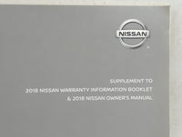 2018 Nissan Rogue Sport Owners Manual Book Guide P/N:LL18EA NALLU2 OEM Used Auto Parts - Oemusedautoparts1.com