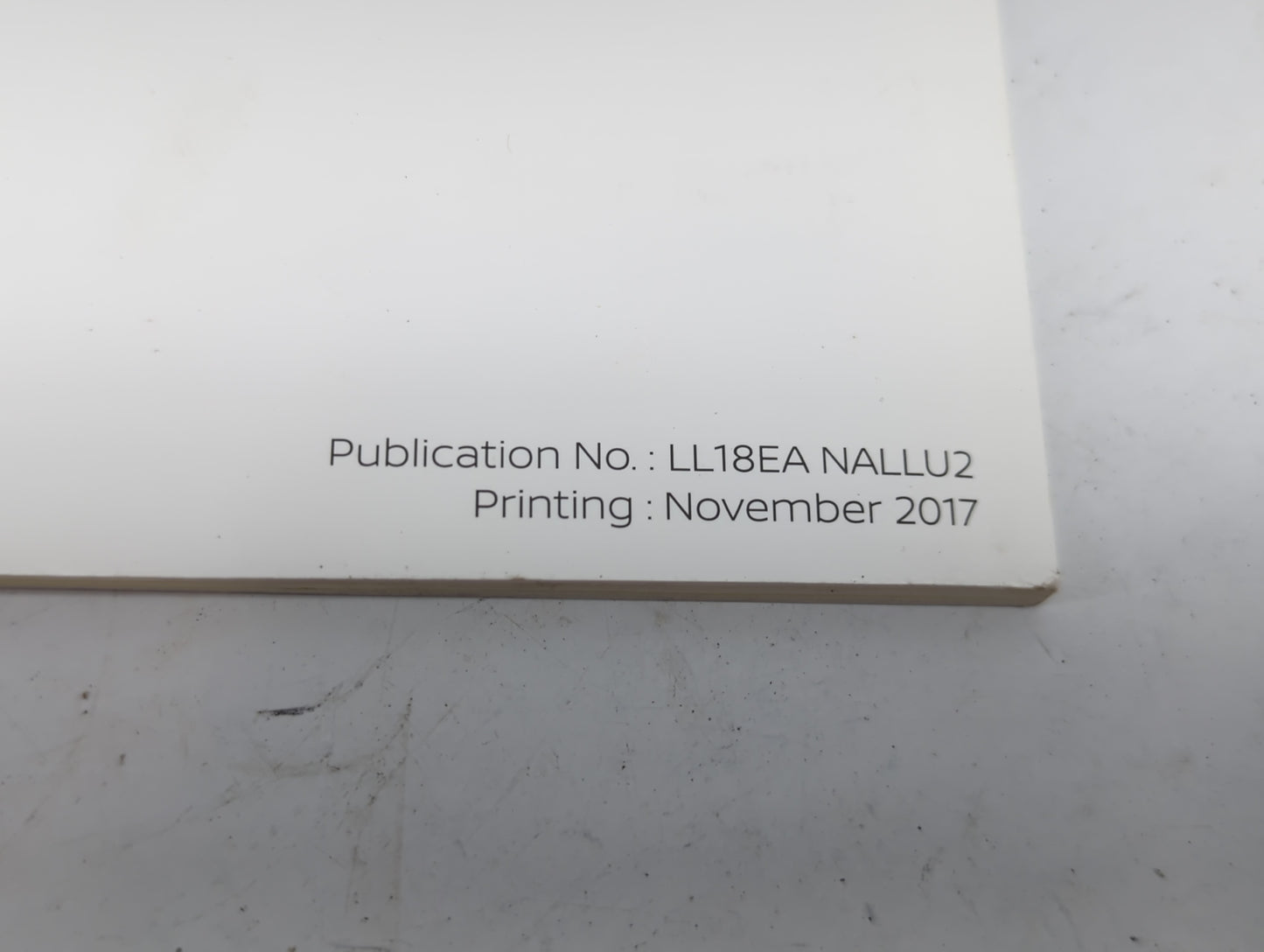 2018 Nissan Rogue Sport Owners Manual Book Guide P/N:LL18EA NALLU2 OEM Used Auto Parts - Oemusedautoparts1.com